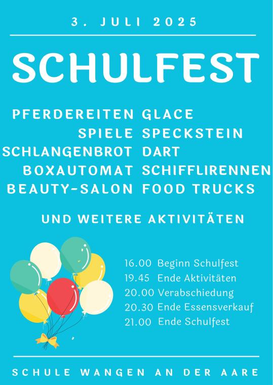 Schulschlussfest