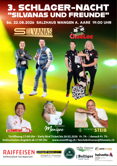 3. Schlager-Nacht 'Silvanas & Freunde' 3. Schlager-Nacht 'Silvanas & Freunde'