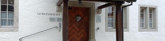 Eingangsbereich Gemeindehaus