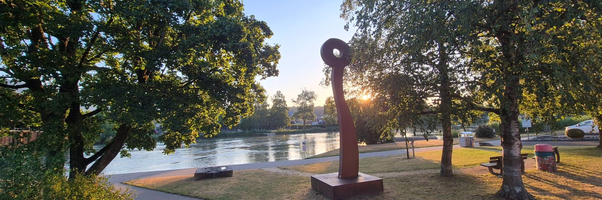 Sommer_Morgenstimmung an der Aare